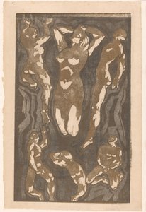 Komposition mit sechs menschlichen Figuren