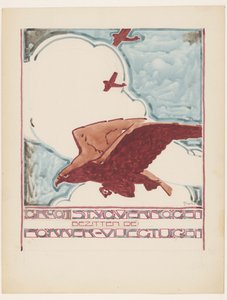 Große Steigfähigkeit besitzen die Fokker-Flugzeuge (Originaltitel auf dem Objekt) von Reijer Stolk (signed by artist)
