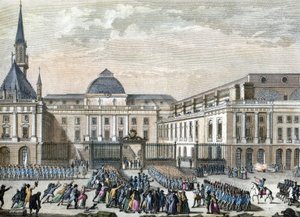 Bailly im Pariser Parlament (1794-1804) (Gravur) von Reiner Vinkeles