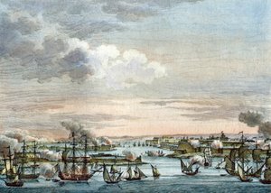 Die französische Flotte in Malta von Reiner Vinkeles