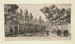 Der Garten von Monsieur de Nue in S. Marsiou, Vorort von Paris von Reinier Nooms