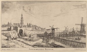 Zaagmolen-Tor von Reinier Nooms, called Zeeman