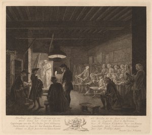 Die Zeichenschule in Amsterdam von Reinier Vinkeles