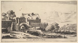 Eine Wassermühle in der Nähe von St. Denis, 17. Jahrhundert von Reinier Zeeman