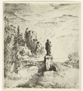 Brücke mit Statue