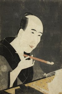 Porträt von Santo Kyoden, dem Meister von Kyobashi