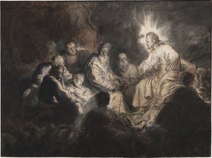 Christus und seine Jünger im Garten Gethsemane