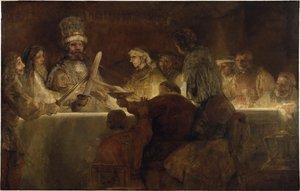 Die Revolte des Claudius Civilis von Rembrandt van Rijn
