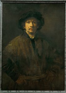 Das große Selbstporträt von Rembrandt Harmensz. van Rijn