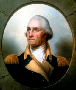 George Washington 1732-99, erster Präsident der Vereinigten Staaten 1789-97 von Rembrandt Peale