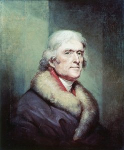 Porträt von Thomas Jefferson (1743 - 1826) von Peale Rembrandt (1778 - 1860)
