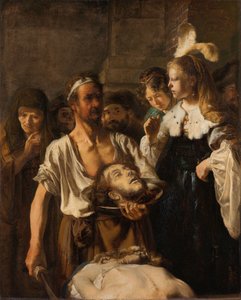 Salome empfängt das Haupt Johannes des Täufers von Rembrandt van Rijn (circle of)