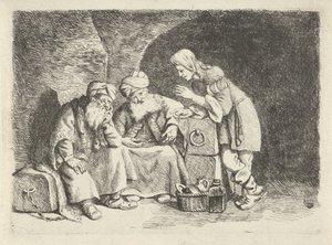 Joseph deutet die Träume des Bäckers und des Mundschenks
