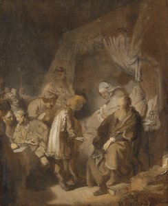 Joseph erzählt seine Träume von Rembrandt van Rijn (signed by artist)