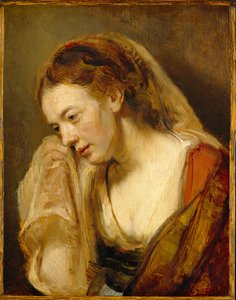 Eine weinende Frau, ca. 1647 von Rembrandt van Rijn