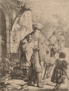 Abraham vertreibt Hagar und Ismael, 1637