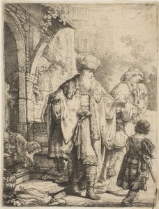Abraham vertreibt Hagar und Ismael, 1637