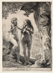 Adam und Eva von Rembrandt van Rijn