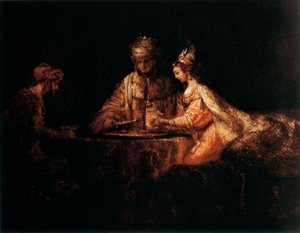 Assuerus, Haman und Esther, 1660