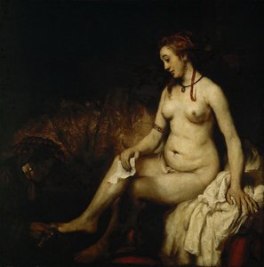 Bathseba beim Bade mit dem Brief von König David
