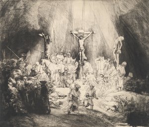 Christus gekreuzigt zwischen den beiden Dieben Die drei Kreuze, 1653