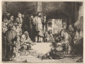 Christus predigt, genannt La Petite Tombe, ca. 1657