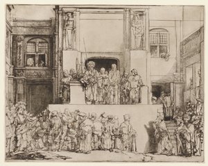 Christus dem Volk präsentiert (Ecce Homo) von Rembrandt van Rijn