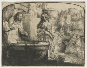 Christus und die Frau von Samaria