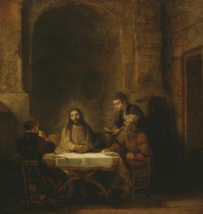 Christus und die Jünger von Emmaus
