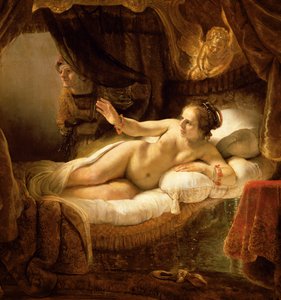 Danae (Detail) von Rembrandt van Rijn