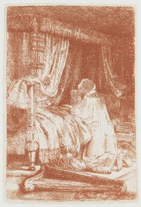 David im Gebet von Rembrandt van Rijn