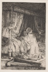 David im Gebet von Rembrandt van Rijn