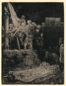 Abnahme vom Kreuz bei Fackellicht