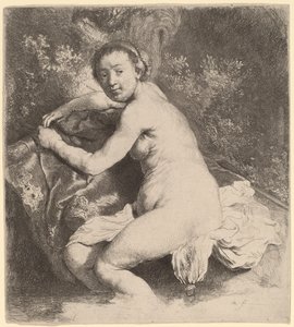 Diana beim Bad von Rembrandt van Rijn
