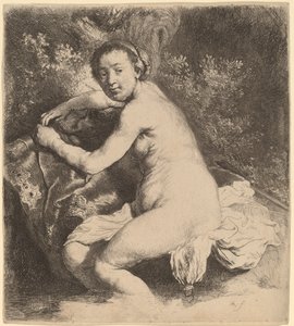Diana beim Bad von Rembrandt van Rijn