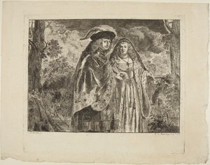 Der sogenannte Mann mit der weißen Feder von Rembrandt van Rijn