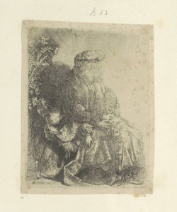 Jakob segnet Benjamin