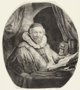 Jan Uytenbogaert, Prediger der Remonstranten von Rembrandt van Rijn
