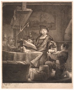 Jan Uytenbogaert, "Der Goldwäger" von Rembrandt van Rijn