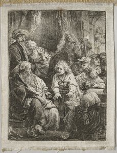 Joseph erzählt seine Träume, 1638 von Rembrandt van Rijn