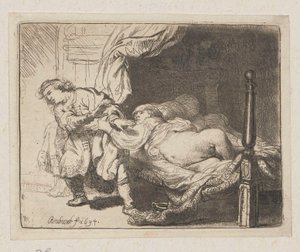 Josef und die Frau des Potifar von Rembrandt van Rijn