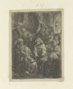 Josef erzählt seine Träume von Rembrandt van Rijn