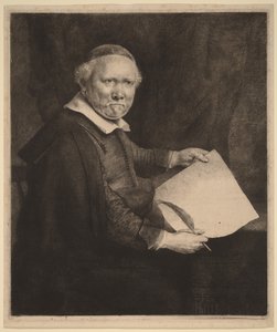 Lieven Willemsz van Coppenol: die größere Platte von Rembrandt van Rijn