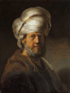 Mann in orientalischer Kleidung
