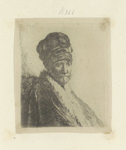 Man met hoge muts von Rembrandt van Rijn