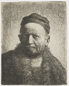Mann mit enger Mütze: Büste (der Vater des Künstlers?)