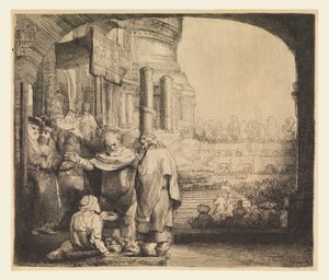 Petrus und Johannes am Tempeltor von Rembrandt van Rijn