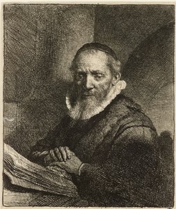 Porträt von Jan Cornelis Sylvius, Prediger, 1633 von Rembrandt van Rijn