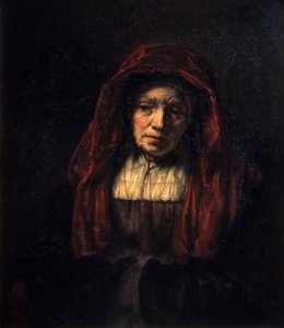 Porträt einer alten Frau, 1654 von Rembrandt van Rijn
