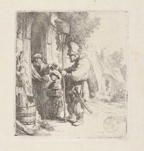 Der Rattengiftverkäufer (Rattenfänger) von Rembrandt van Rijn